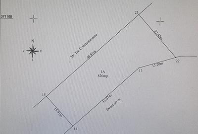 Teren de 830 mp, în Trivale - 1
