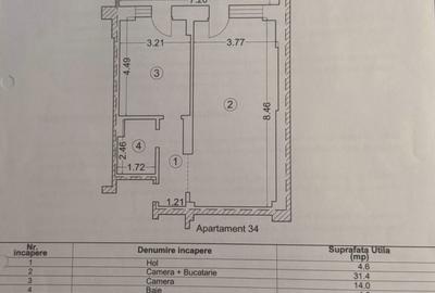 Apartament cu 2 camere în Central - 8
