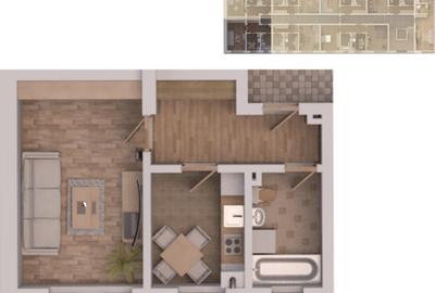 VANZARE GARSONIERA-TVA INCLUS-33 MP-PROIECT NOU-INCALZIRE PARDOSEALA VANZARE GARSONIERA-TVA INCLUS-33 MP-PROIECT NOU-INCALZIRE PARDOSEALA - 3