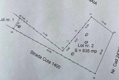 Teren de 835 mp, în Central - 1
