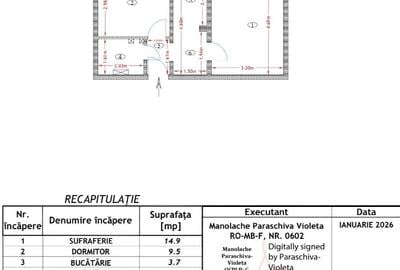 Apartament cu 2 camere decomandat în Tei - 2