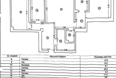 3camere decomandate Tomis Plus - 17