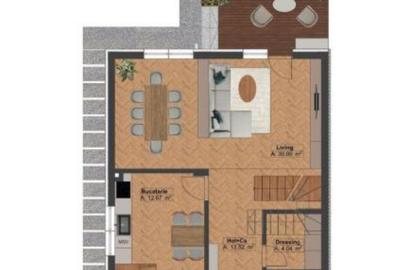 BRAGADIRU CASA DE VANZARE, 4 CAMERE - 2