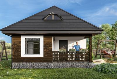 Casă cu 2 camere cu Teren 350 Mp în Tei - 4