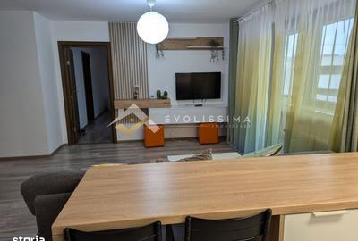 Apartament cu 3 camere semidecomandat, mobilat în Tractorul - 8