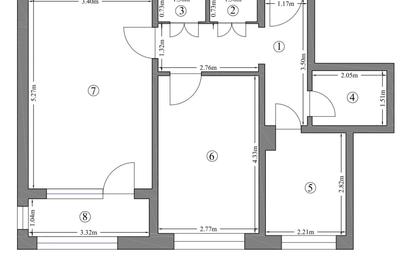 Apartament cu 2 camere decomandat, mobilat în Titan - 5