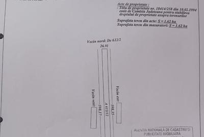 Teren agricol extravilan de 16200 mp, în Corbu