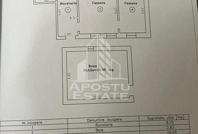 Apartament cu 2 camere nedecomandat, mobilat în Traian - 11