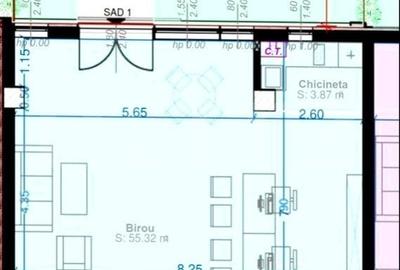 Apartament cu 2 camere semidecomandat în Aradului