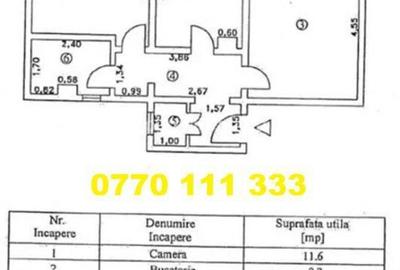 Apartament cu 2 camere decomandat în Central