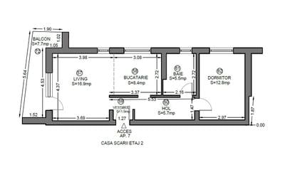 Apartament cu 2 camere în Dumbrăvița - 5