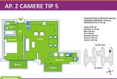 2 CAMERE SEMIDEC, ETAJ 2/11, COMPLEX RASARIT DE SOARE - 19