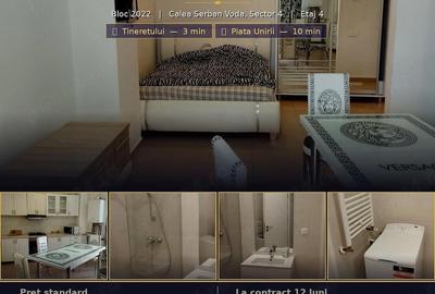 Garsonieră decomandată în Tineretului