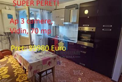 SUPER PRET! Ap 3 camere, Decomandat, zona Vidin Etaj 4/5, 70 - 1