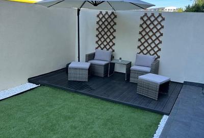 Apartament 2 camere de inchiriat, Parter, terasa 40mp, Citadella Garden