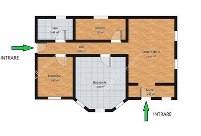 Casa individuala cu 5 camere si 3 bai cu teren de 356 mp zona Veterani - 8