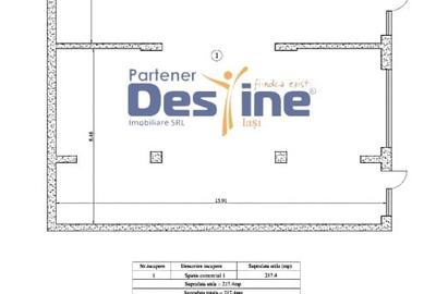 Spațiu comercial, de 217 mp, în Baza 3 - 11