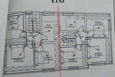 Duplex cu 4 camere decomandat cu Canalizare în Central - 8