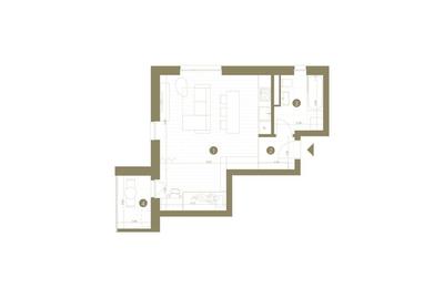 Apartament cu 1,5 camere în zona Parneava - 4