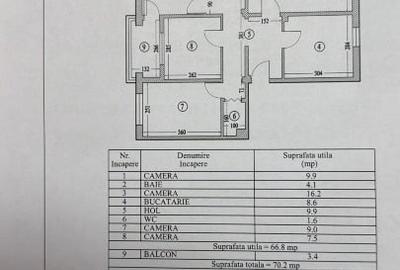 Apartament cu 4 camere decomandat în Energia - 1