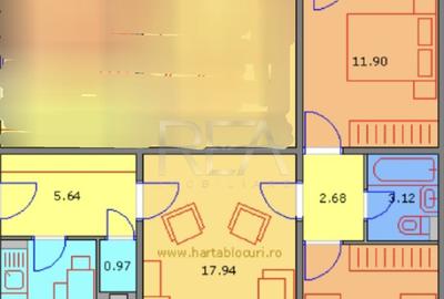 Apartament cu 3 camere semidecomandat în Drumul Taberei - 1