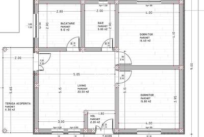 Casă cu 3 camere cu Teren 500 Mp în Bârnova - 2