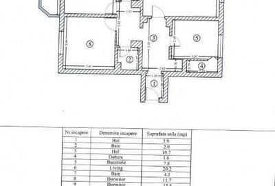 Apartament 3 camere, decomandat, Zona Inel 2 - 11