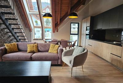 Loft premium, 3 camere, Sinaia –  2025 | parcare + boxă | priveliste superbă - 2