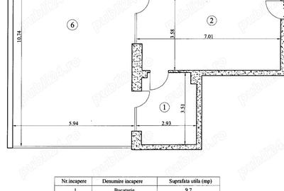 Apartament cu 2 camere semidecomandat în Central - 5