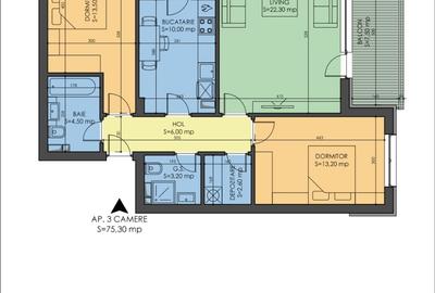 Apartament cu 3 camere decomandat în Prelungirea Ghencea - 2