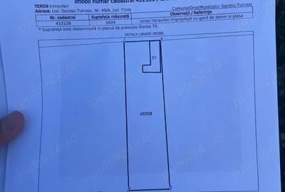 Teren de 2624 mp, în Sacoșu Turcesc - 3