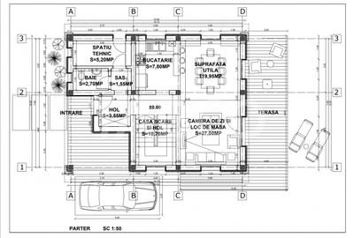 Casa de vanzare 4 camere 3 bai 119 mp cu teren 470 metri in Talmaciu - 17