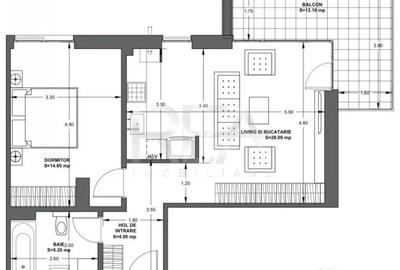 Apartament cu 2 camere decomandat în Matei Voievod - 10