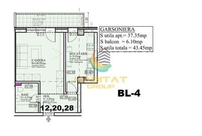Garsonieră decomandată în Theodor Pallady - 2