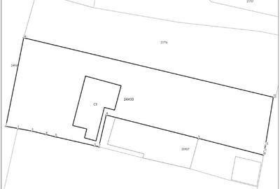 Teren: central DN1A – 1,251 mp intravilan + casă | P+2 | fără sarcini - 4