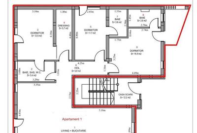 Apartament cu 4 camere în Cristian - 19