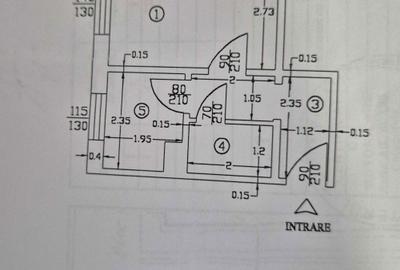 Apartament cu 2 camere semidecomandat în Trivale