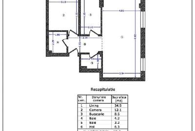 Apartament 3 Camere Decomandat Toate Utilitatile - 7
