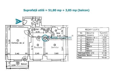 Royal Imobiliare - Vanzare apartament 2 camere, zona P-ta Mihai Viteazu Royal Imobiliare - Vanzare apartament 2 camere, zona P-ta Mihai Viteazu - 14