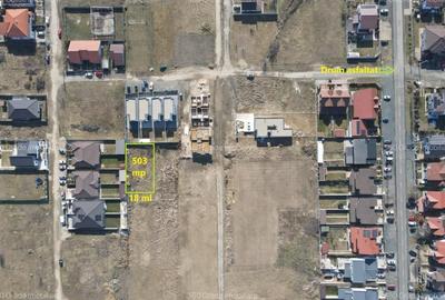 Teren Construcții intravilan de 503 mp, în Moșnița Nouă - 2