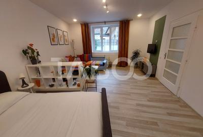 Garsoniera de vanzare 43 mpu pivnita zona Orasul de Jos Sibiu - 1