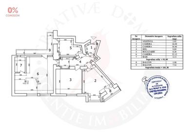 Parcul Carol - str. 11 Iunie, apartament cu 3 camere - 17