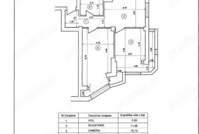Apartament cu 2 camere decomandat în Progresul - 3