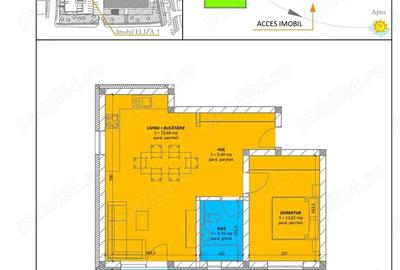 Apartament cu 2 camere decomandat în Central - 3