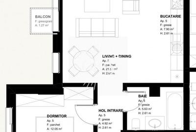 Apartament cu 2 camere semidecomandat în Iris - 8