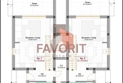 Duplex de Vanzare in Mosnita Noua. Zona Excelenta. Toate utilitatile. - 6