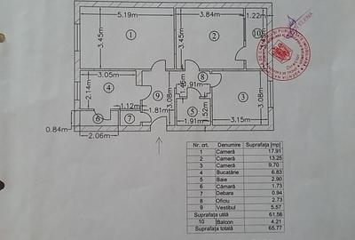 Apartament cu 3 camere decomandat în Drumul Taberei - 2