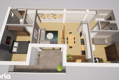 Apartament cu 3 camere decomandat în Carpați 2 - 7