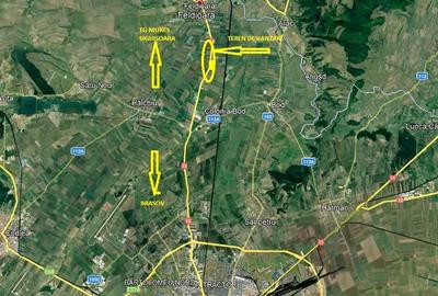 Teren Feldioara cu deschidere la DN 13 - 3