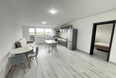 Apartament cu 2 camere semidecomandat, mobilat în Sânpetru